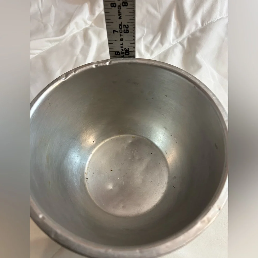 Vintage Retro MCM Hammered Aluminum Apple Shaped Bar Ice Bucket Cocktail Jar